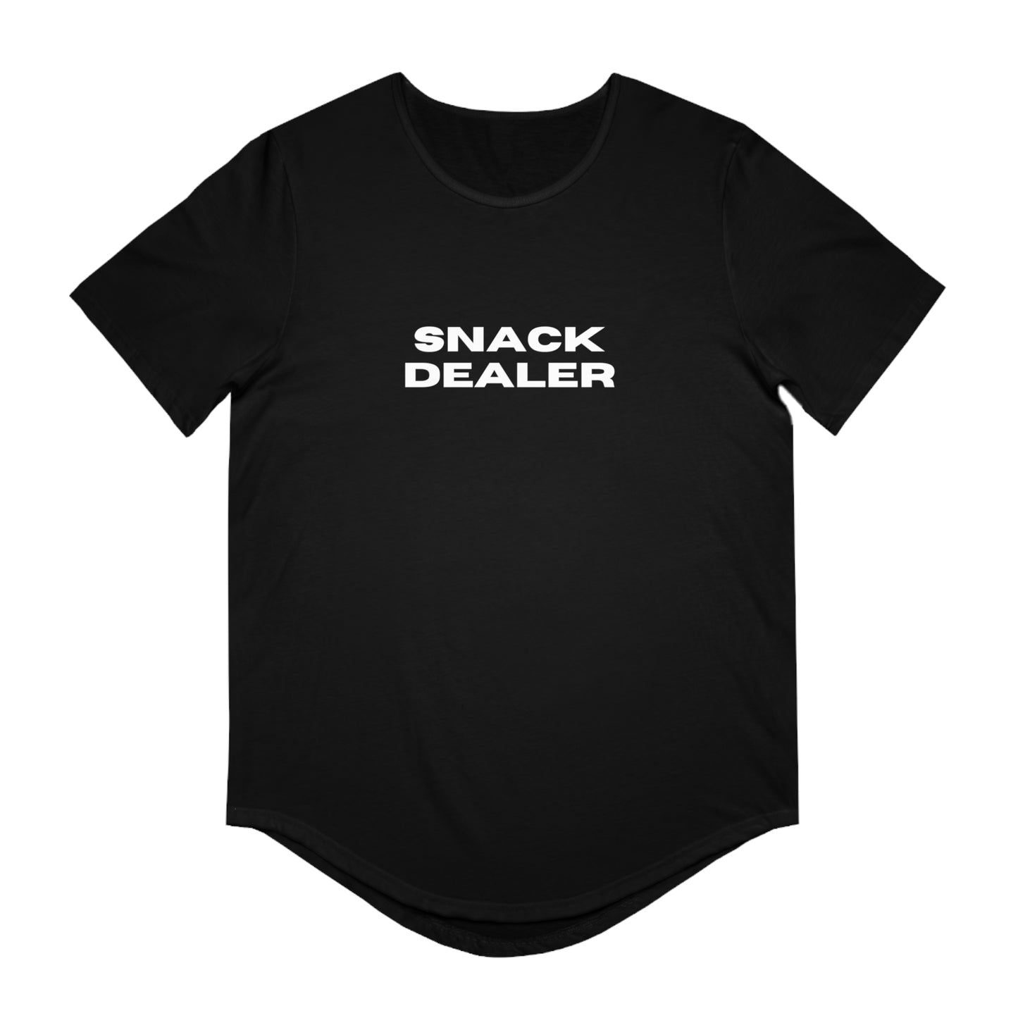 Snack Dealer Men's Jersey Curved Hem Tee