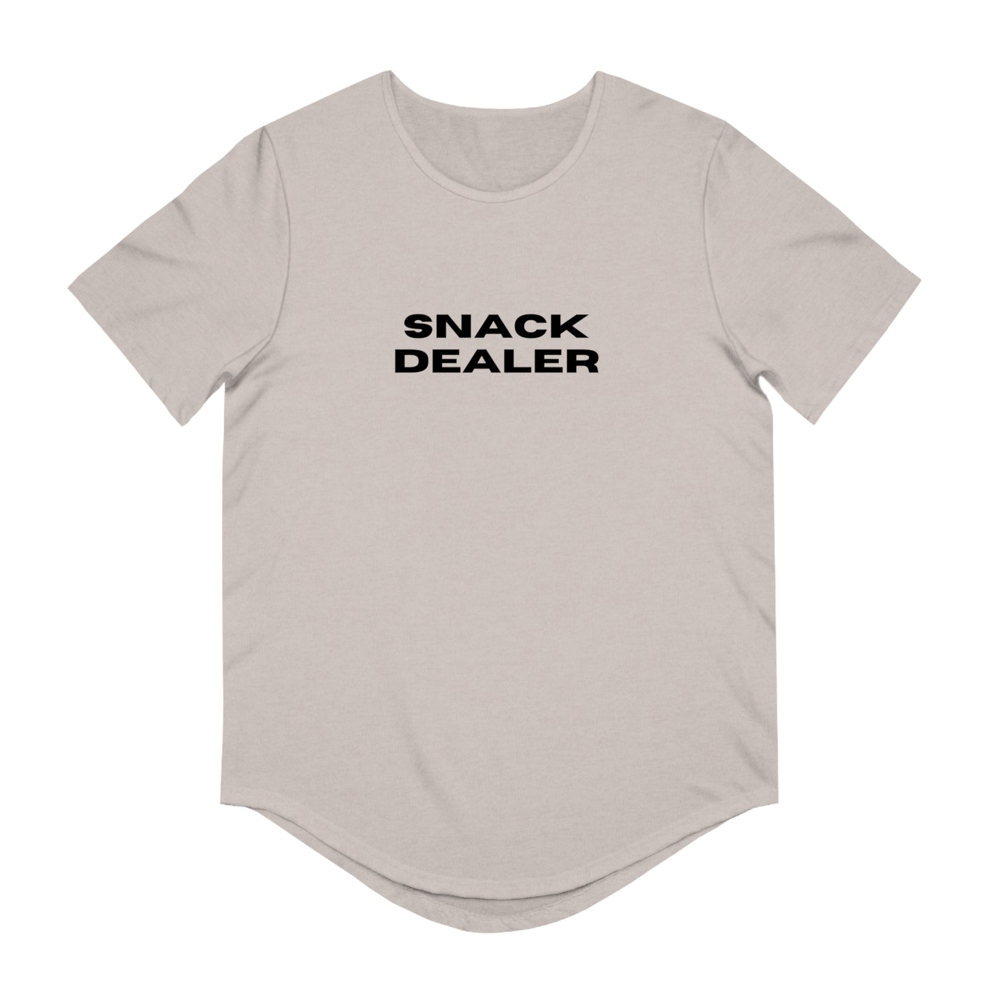 Snack Dealer Men's Jersey Curved Hem Tee