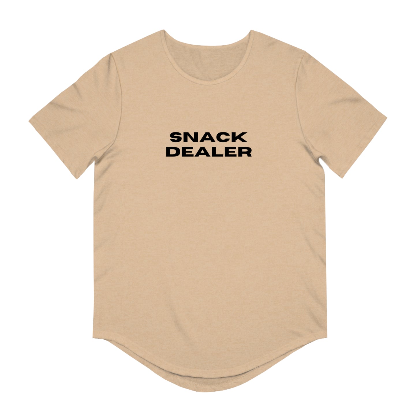 Snack Dealer Men's Jersey Curved Hem Tee