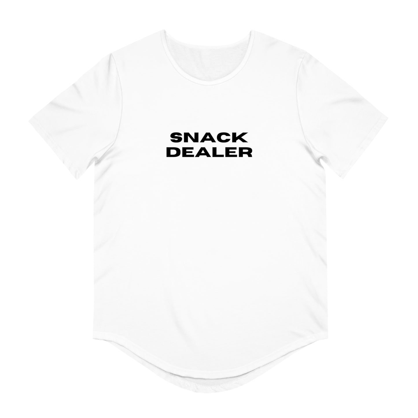 Snack Dealer Men's Jersey Curved Hem Tee