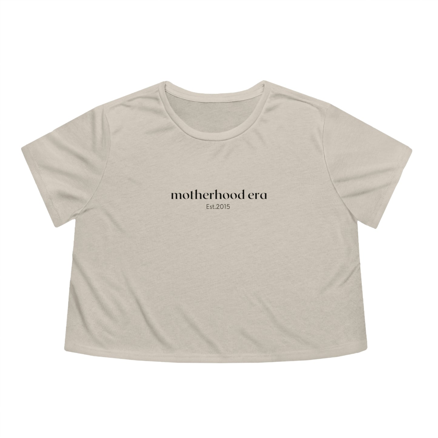 Est. 2015 Motherhood Era Cropped Tee