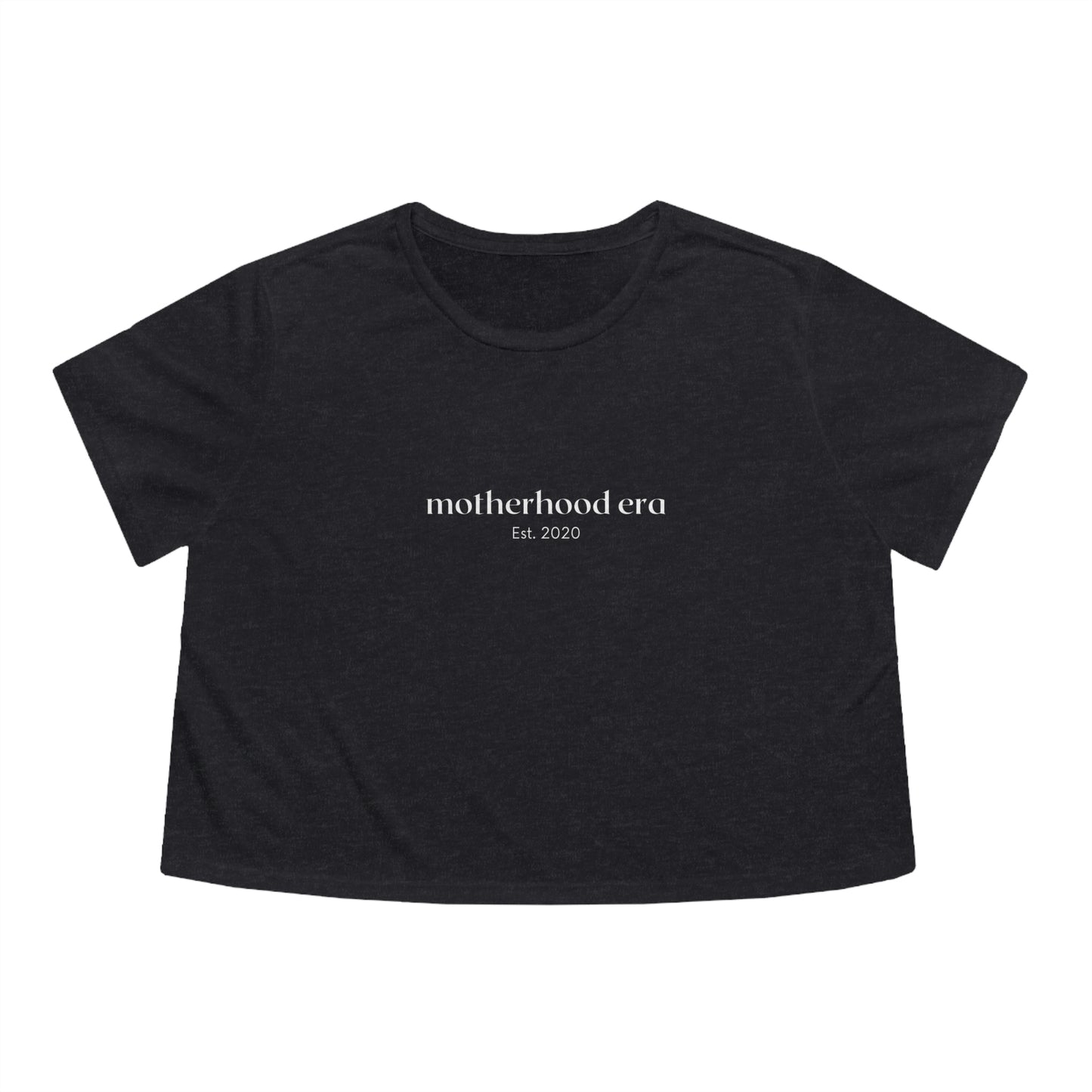 Est. 2020 Motherhood Era Cropped Tee