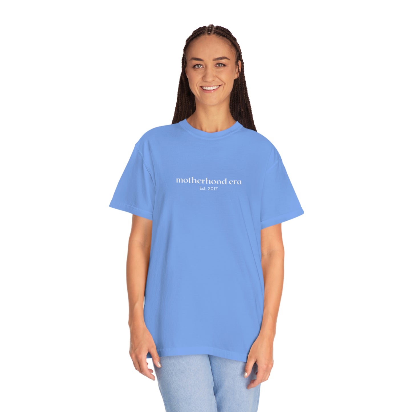 Est. 2017 Motherhood Era Oversized Unisex T-shirt