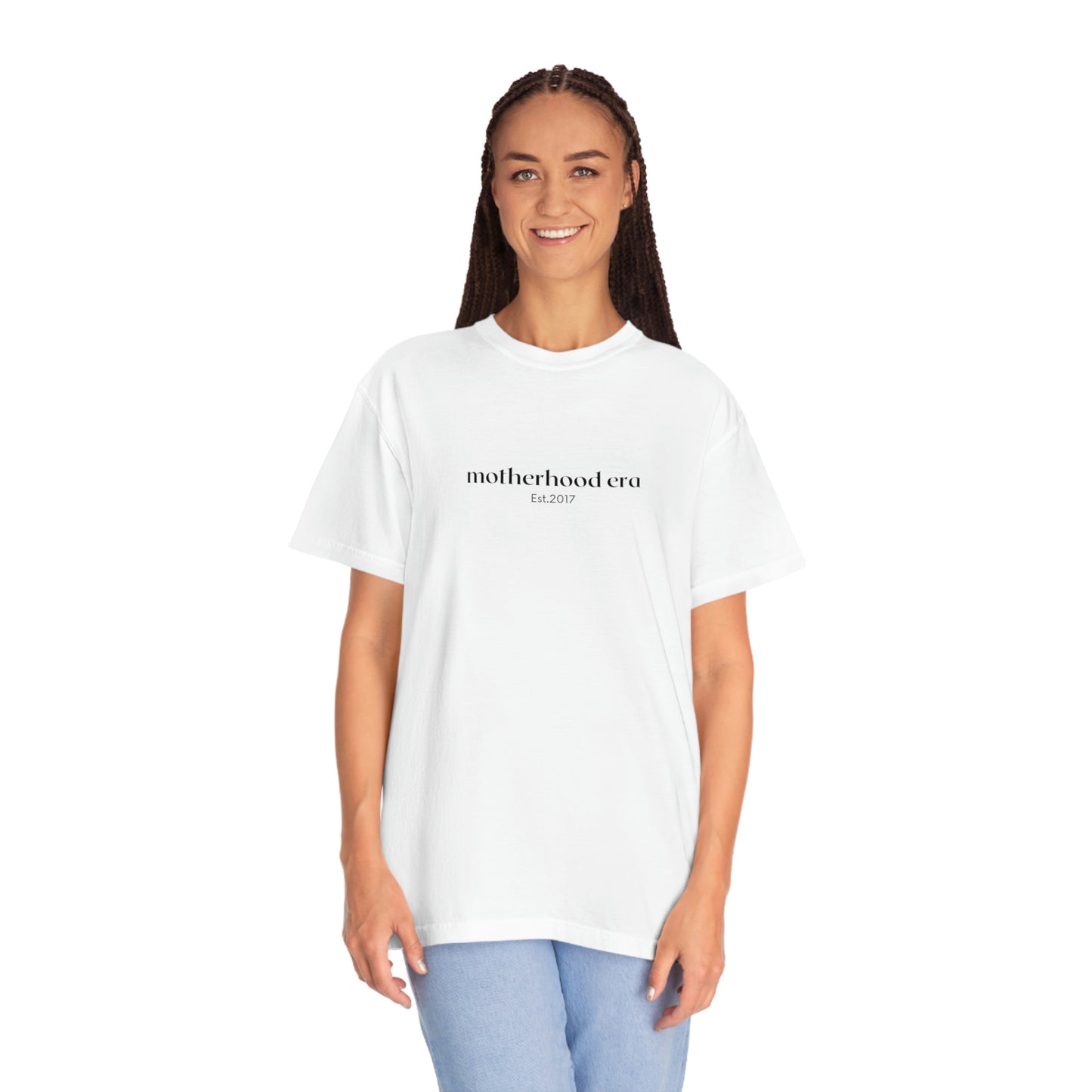 Est. 2017 Motherhood Era Oversized Unisex T-shirt