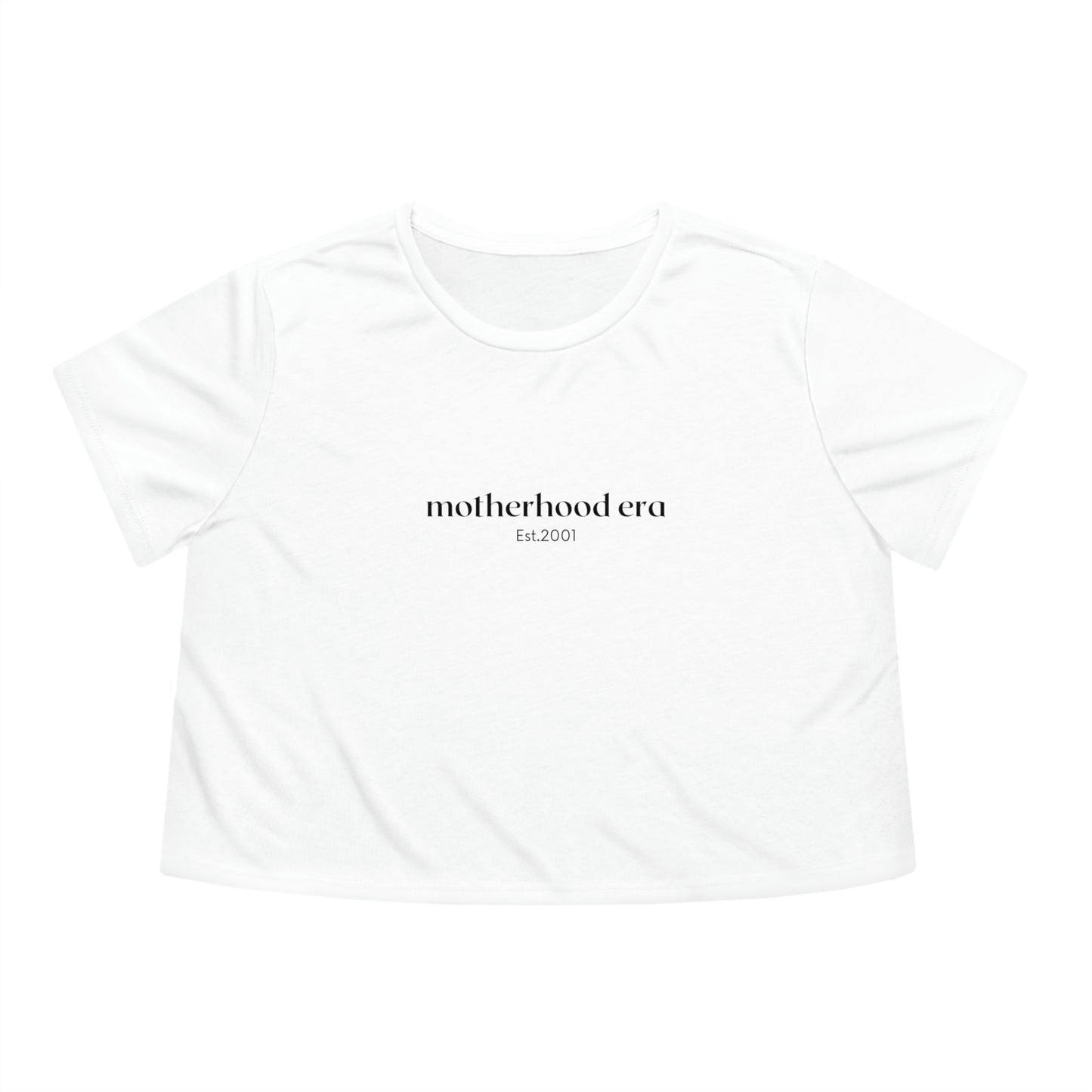 Est. 2001 Motherhood Era Cropped Tee