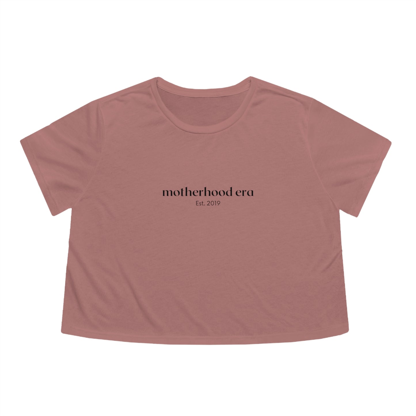 Est. 2019 Motherhood Era Cropped Tee