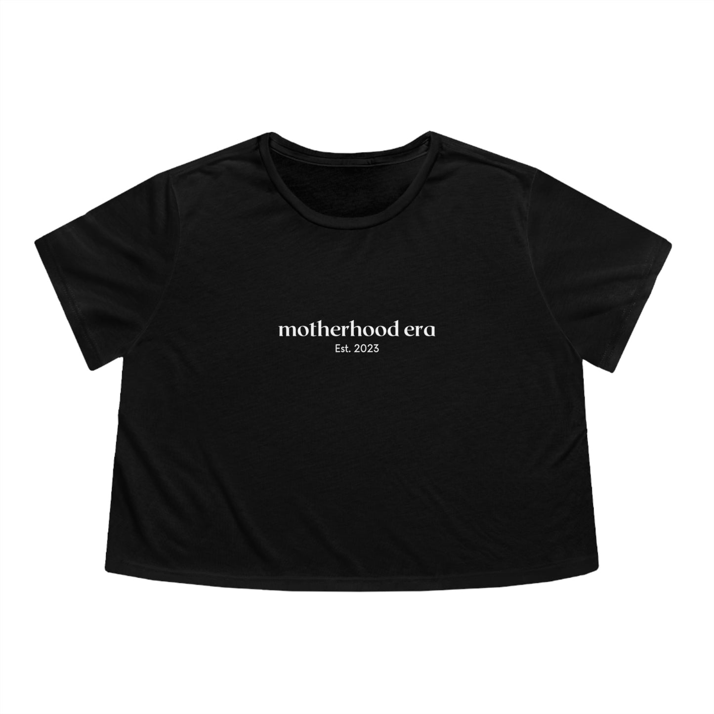 Est. 2023 Motherhood Era Cropped Tee