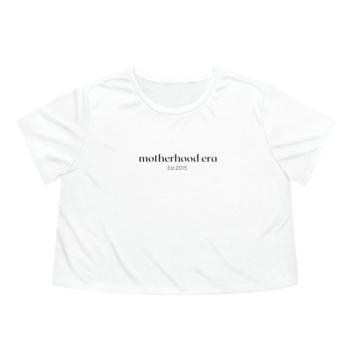 Est. 2015 Motherhood Era Cropped Tee