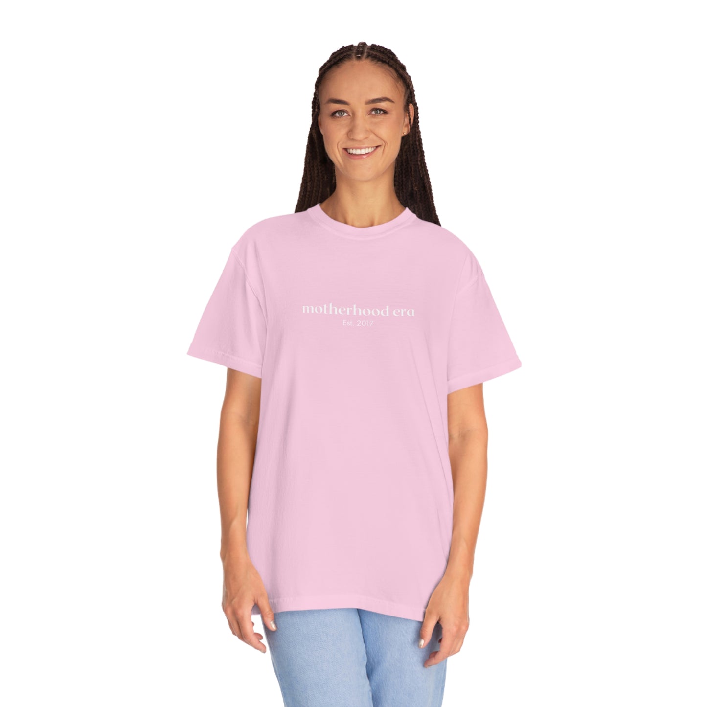 Est. 2017 Motherhood Era Oversized Unisex T-shirt